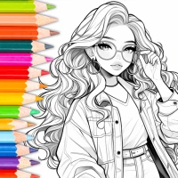 Doll Color: Princess Coloring