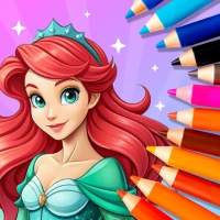 Princess Coloring Book App